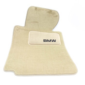 Bmw Carpeted Floor Mats Set Of 4 Sand Beige Genuine Bmw