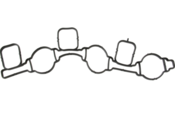 Audi VW Intake Manifold Gasket - Elring 059129717J