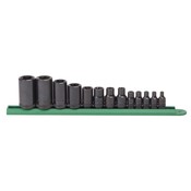 13 Pc. 1/4", 3/8" & 1/2" Drive External Torx Socket Set - Gearwrench 80583